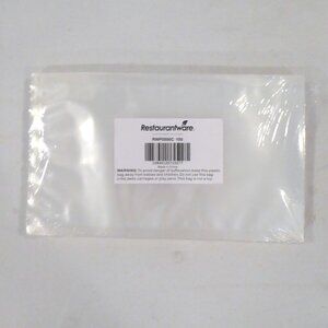 NEW 100 10” x 6” CLEAR VACUUM PACKAGING FOR CHAMBER VACUUM 3 MIL BPA FREE 3 mil